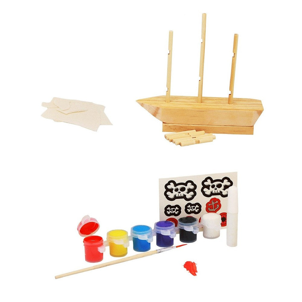 Make & Paint Your Own Pirate Ship