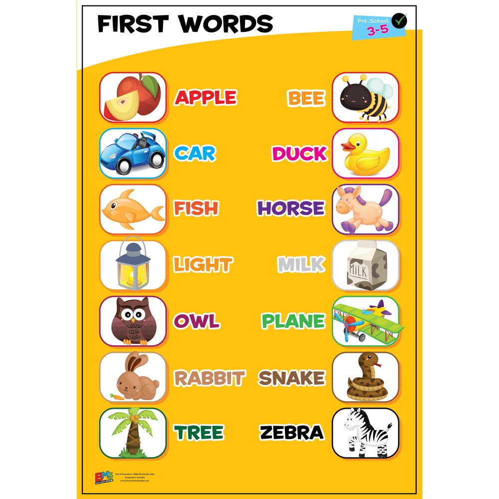 My Wall Chart Pack Preschool