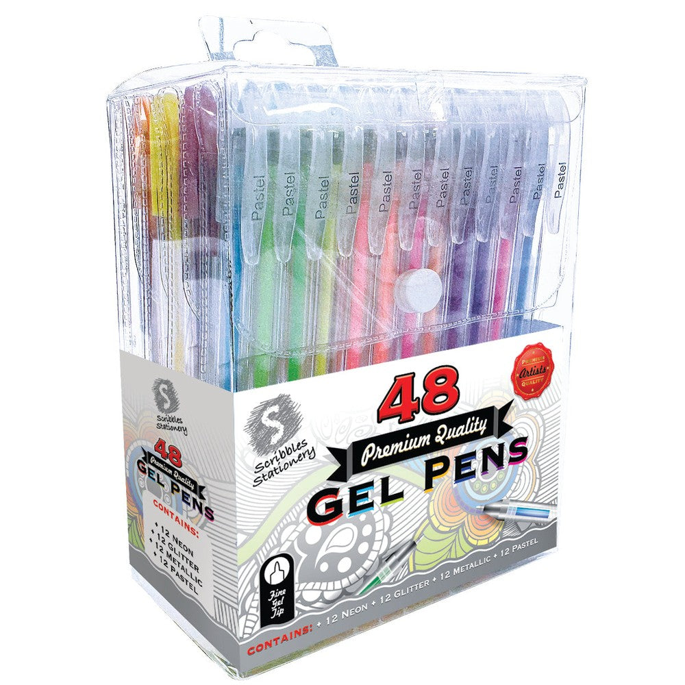 48 Piece Premium Gel Pen Set