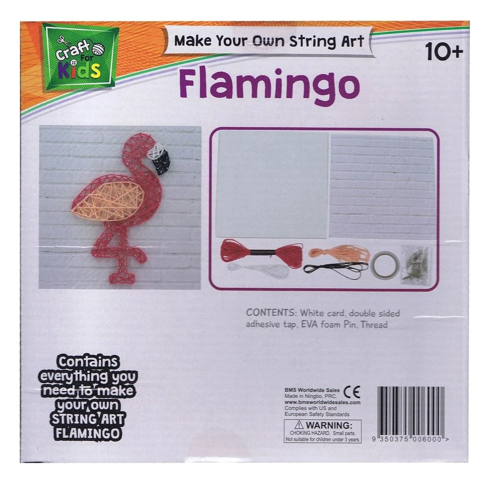 Make Your Own String Art Flamingo