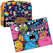 Puzzle - BMS - 100 Piece Lunch Box Puzzle Space Explorer AR Edition