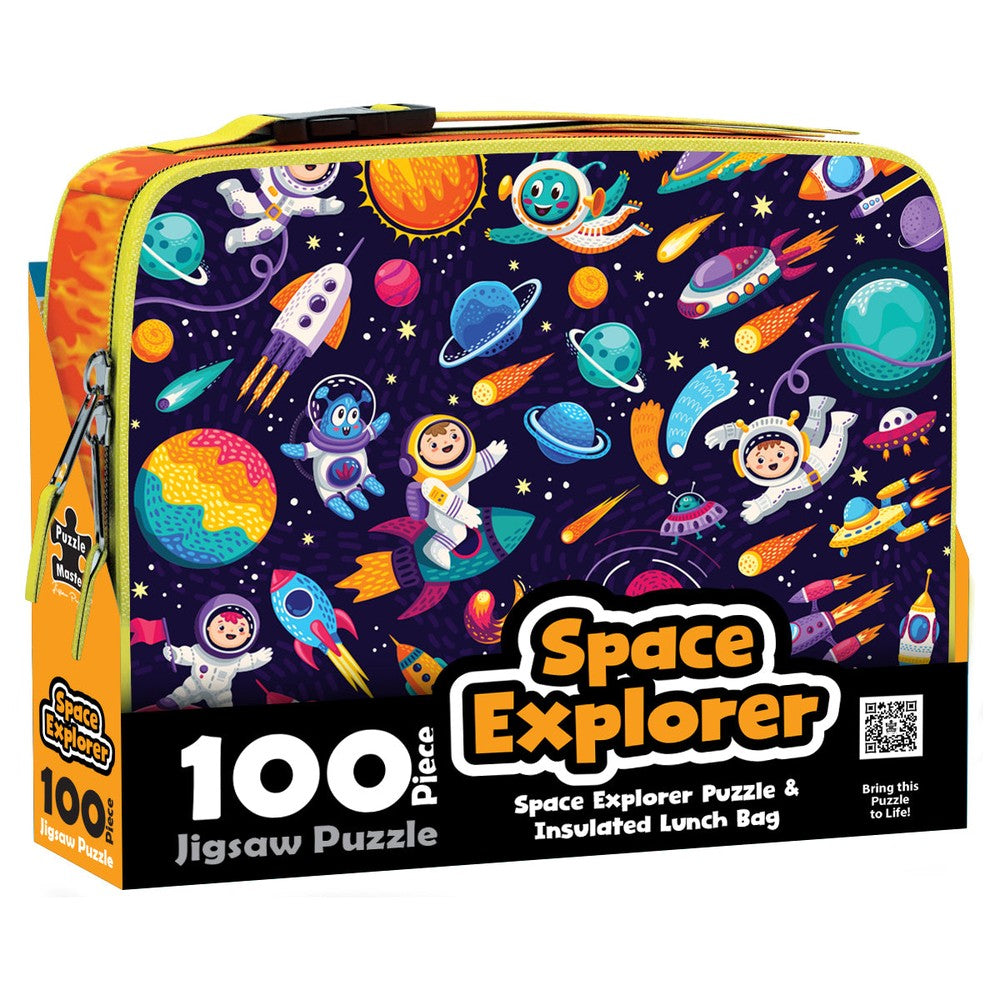 Puzzle - BMS - 100 Piece Lunch Box Puzzle Space Explorer AR Edition