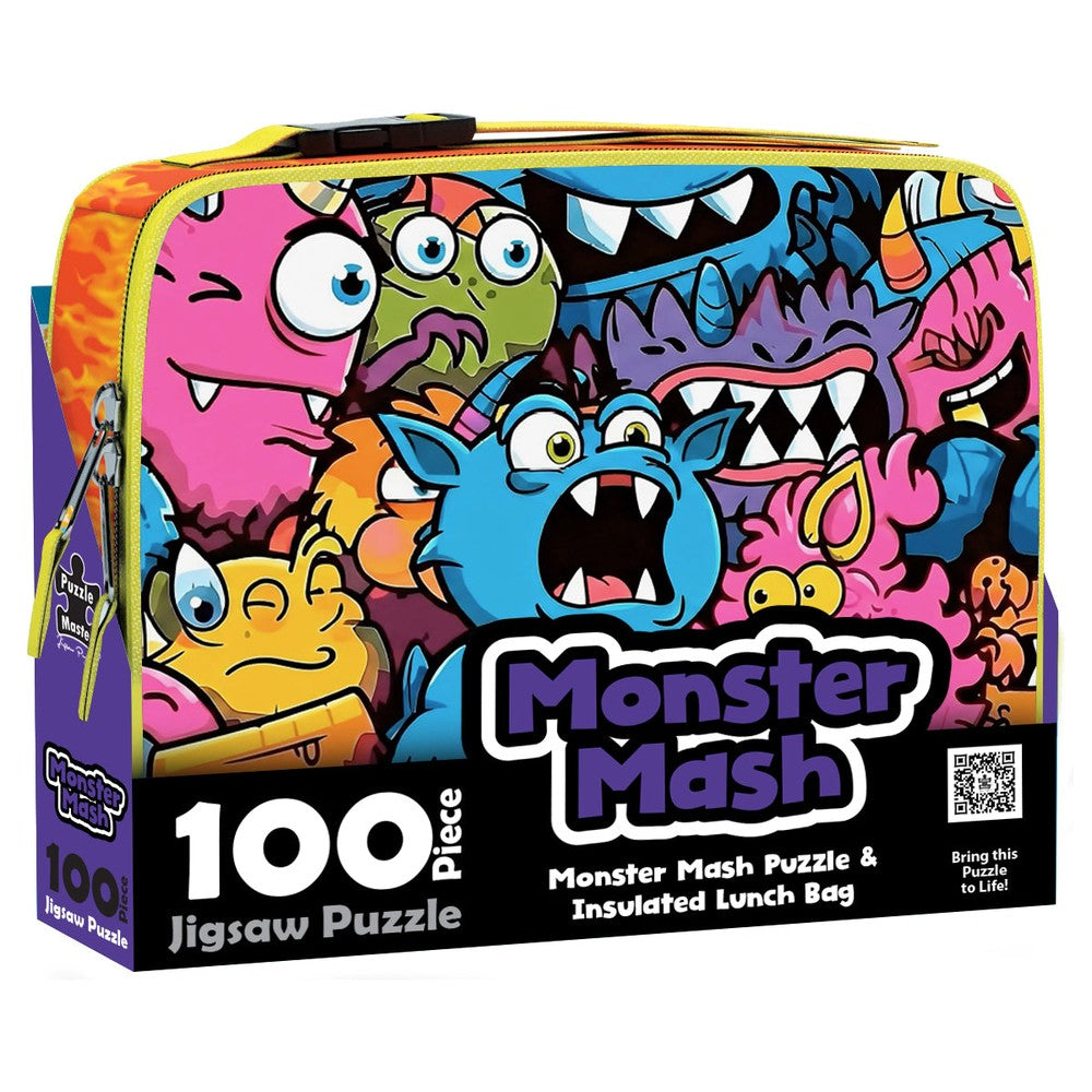 Puzzle - BMS - 100 Piece Lunch Box Puzzle Monster Mash AR Edition