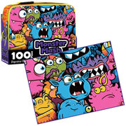 Puzzle - BMS - 100 Piece Lunch Box Puzzle Monster Mash AR Edition
