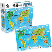 Puzzle - BMS - 48 Piece Jumbo Floor World Map