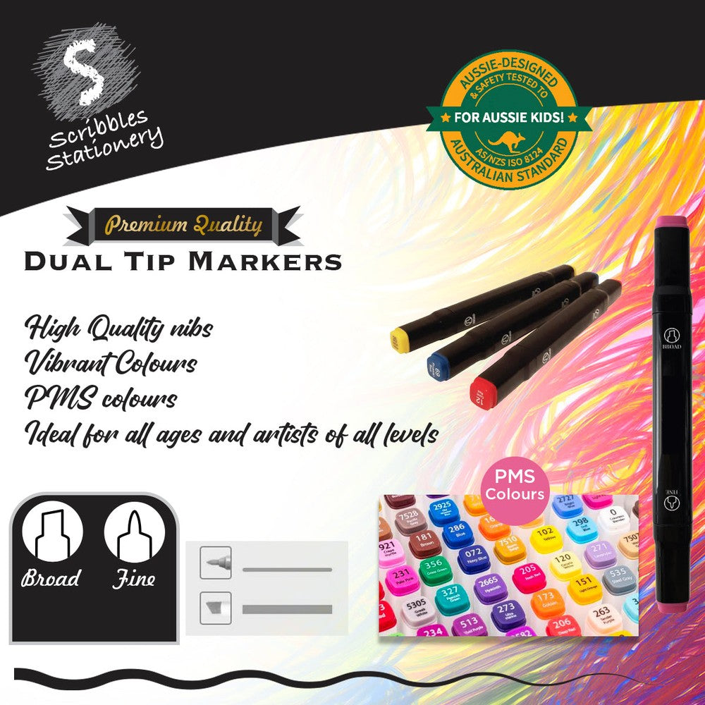 24 Piece Dual Markers
