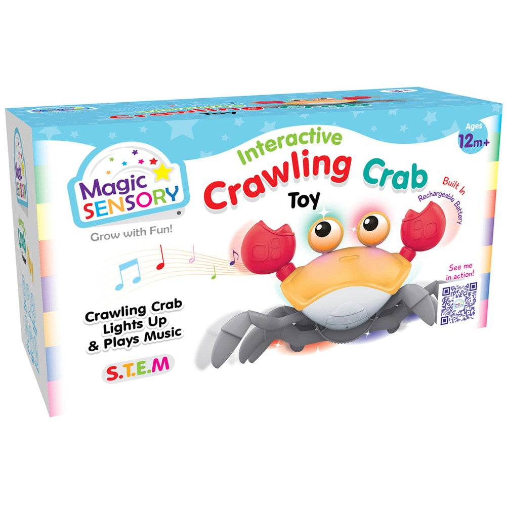 Interactive Crab Crawler (Orange)