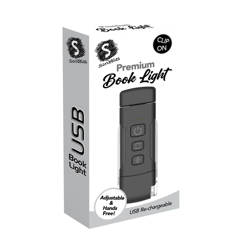 LED USB Clip on Booklight (Black)