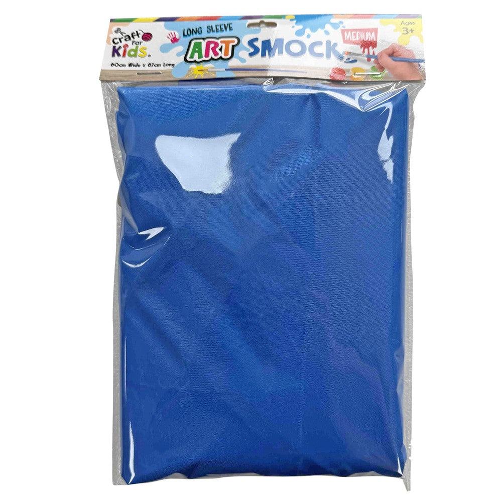 Long Sleeve Art Smock - Medium 60cm(W) x 67cm(L)