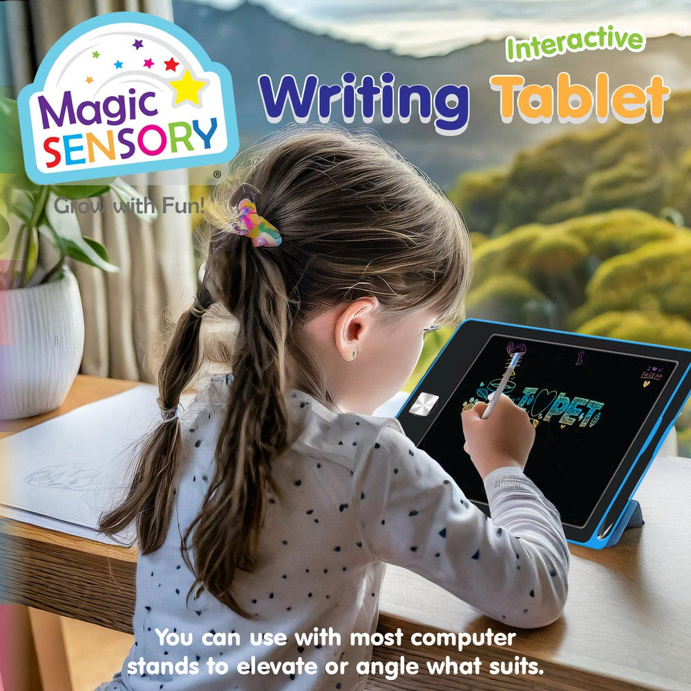 8.5"" Interactive LCD Writing Tablet - Blue Star (USB Rechargeable)