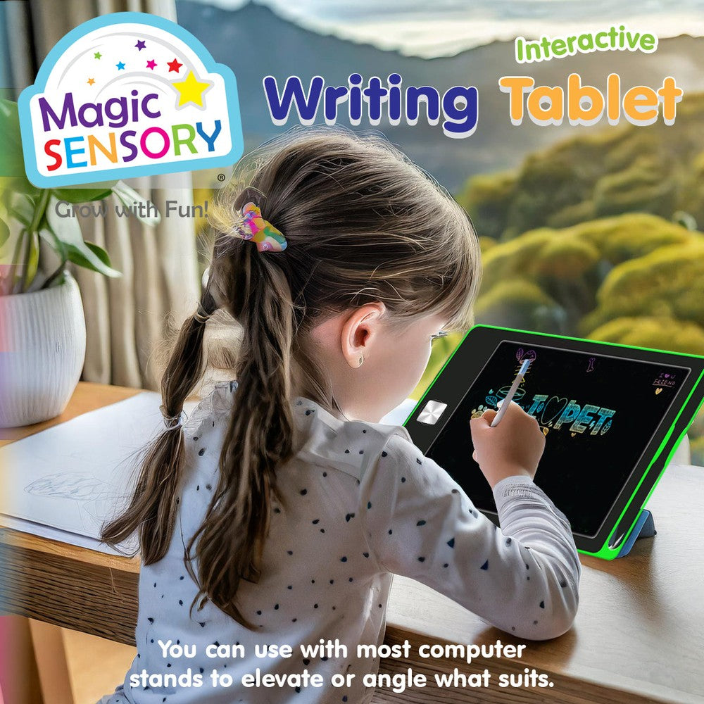 8.5"" Interactive LCD Writing Tablet - Green Dino (USB Rechargeable)