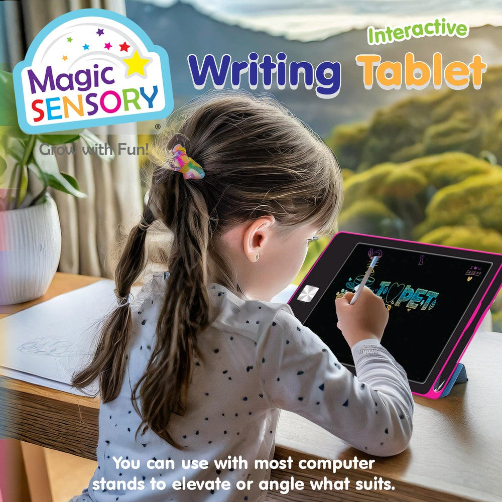 8.5"" Interactive LCD Writing Tablet - Pink Unicorn (USB Rechargeable)