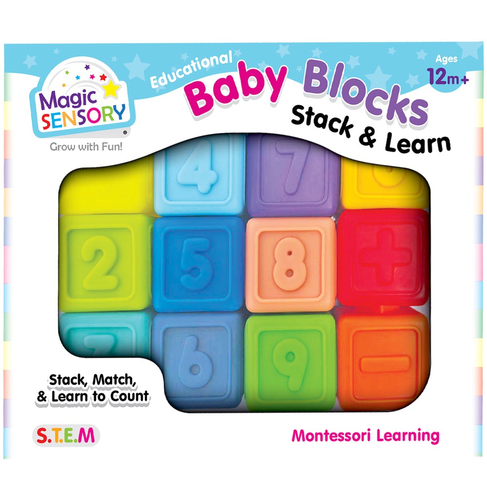 Baby Soft Learning Blocks 12 Piece
