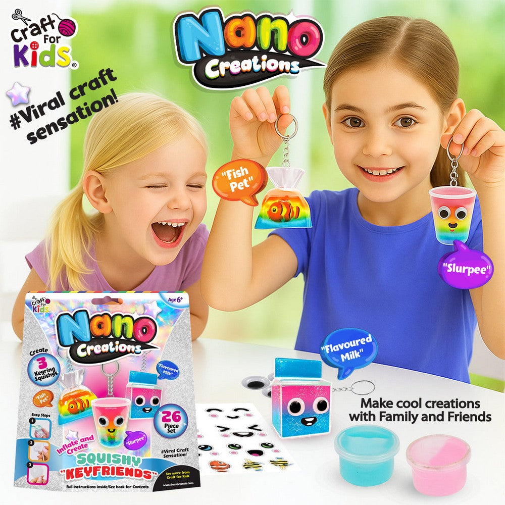 Nano Creations Squishy ""Keyfriends""