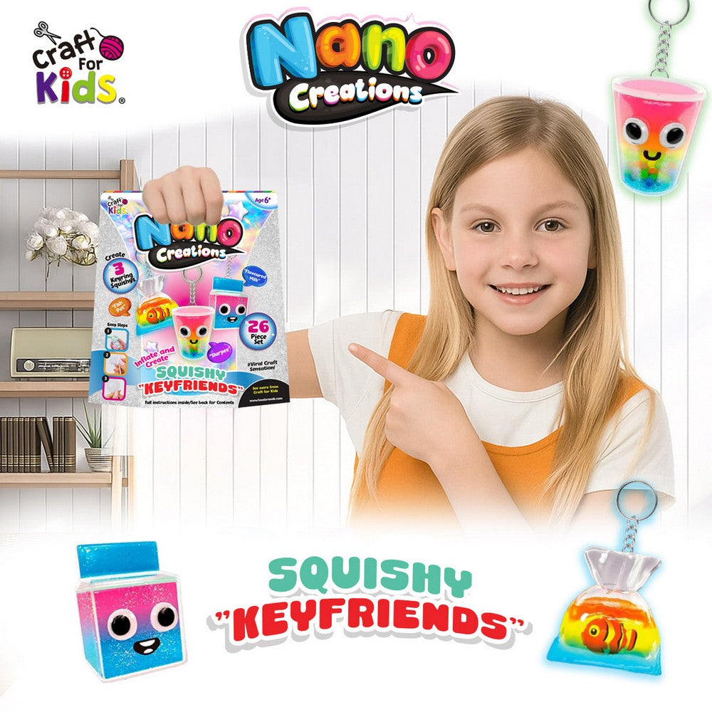 Nano Creations Squishy ""Keyfriends""