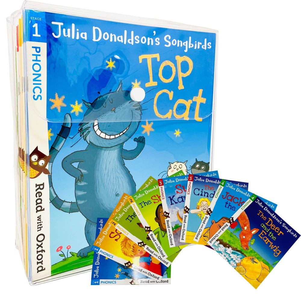 Julia Donaldson's Songbirds Phonics Collection – 36 Books (Stage 1-4)