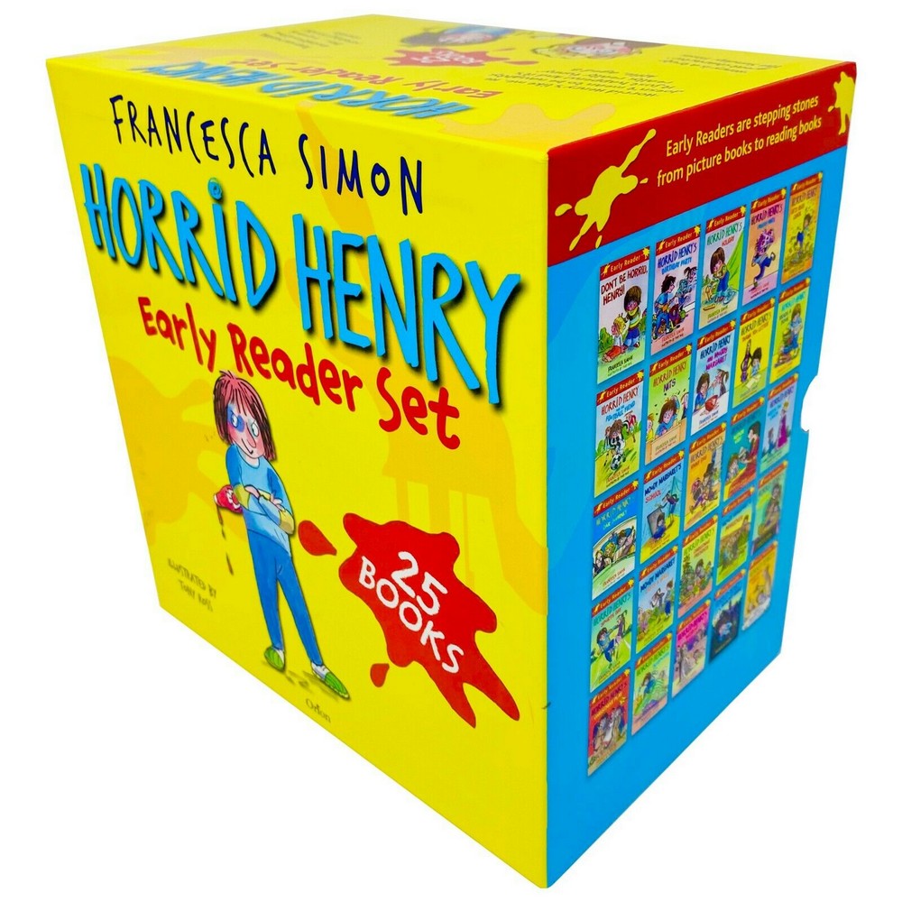 Horrid Henry Early Readers 25 Books Children Collection Box Set