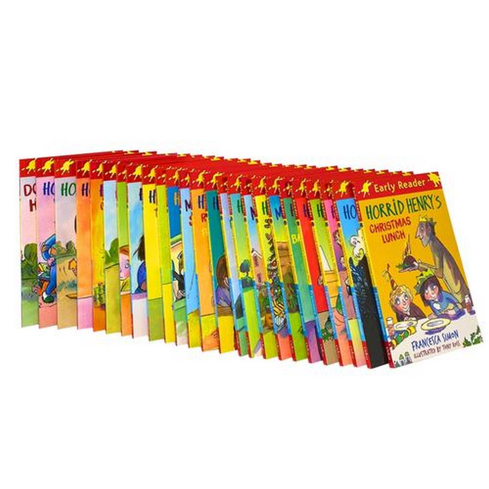 Horrid Henry Early Readers 25 Books Children Collection Box Set