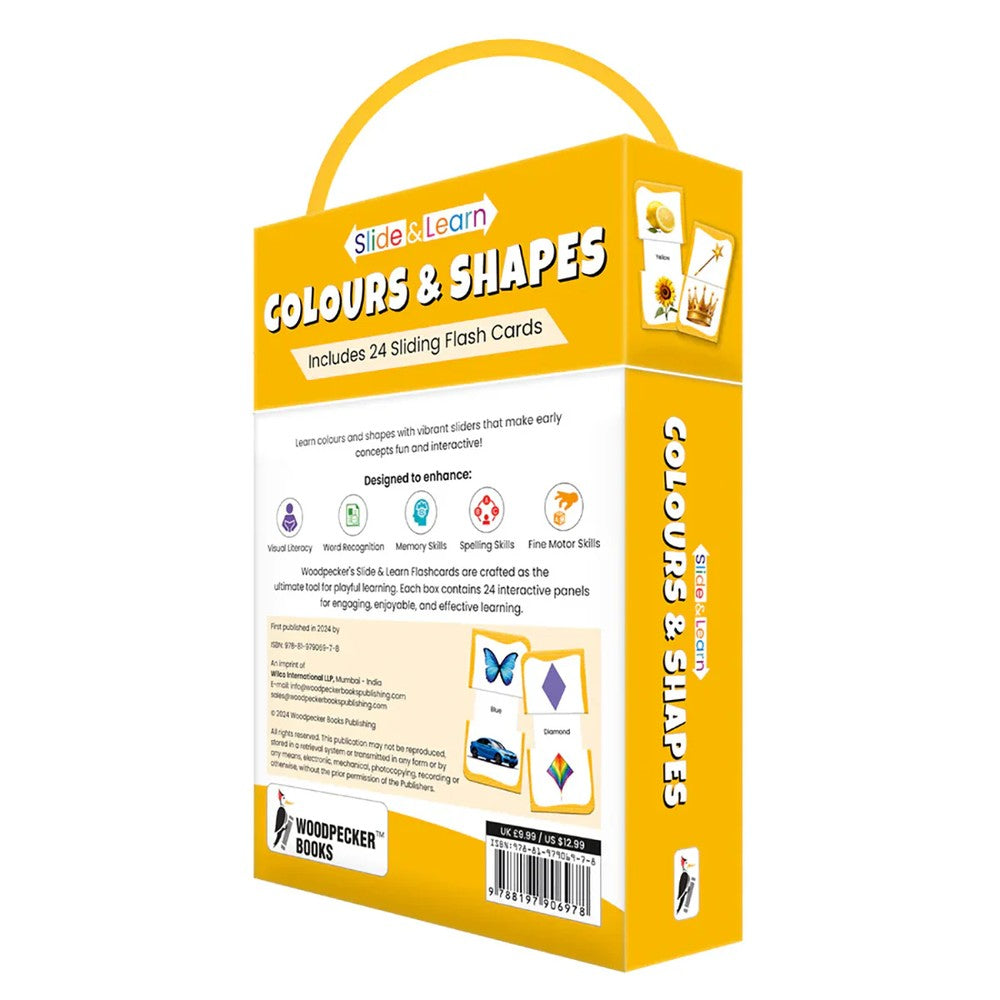 Slide & Learn Flash cards - Colours and Shapes