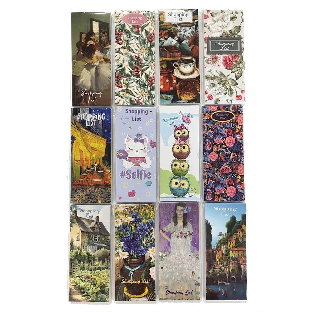 Assorted Shopping Lists (12 Unit Pack)