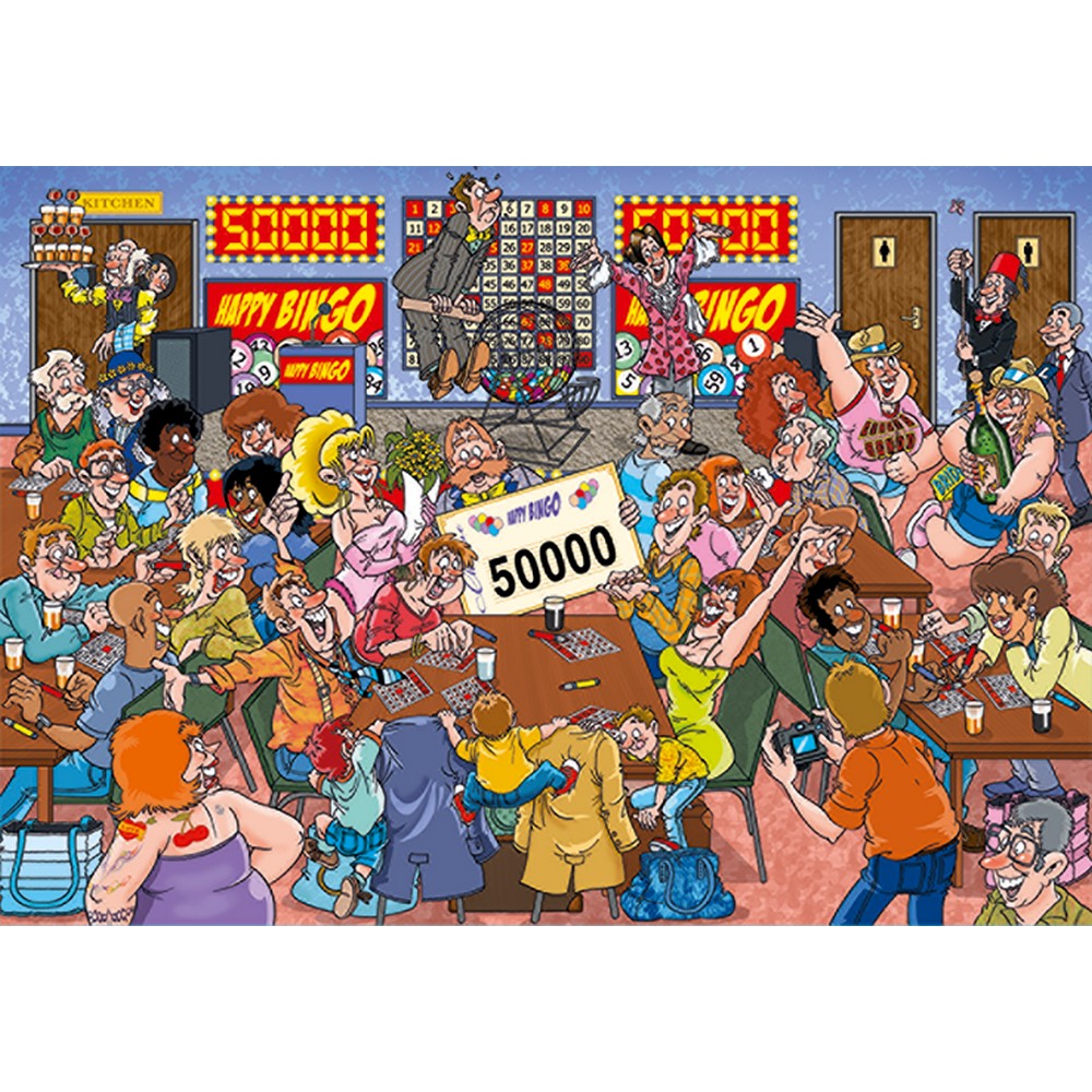 Puzzle - Holdson - Wasgij Mystery #19 Bingo Blunder - 1000pcs