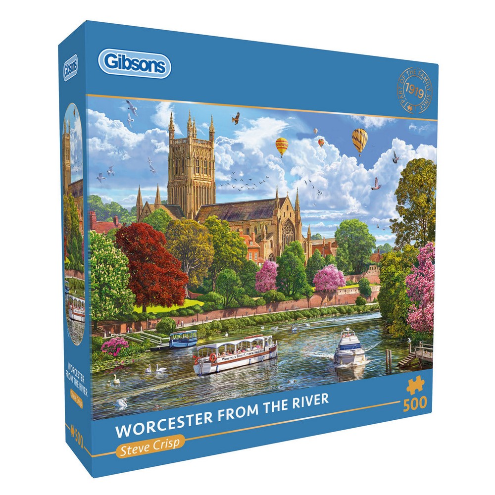 Puzzle - Gibsons - Worcester from the River (500)