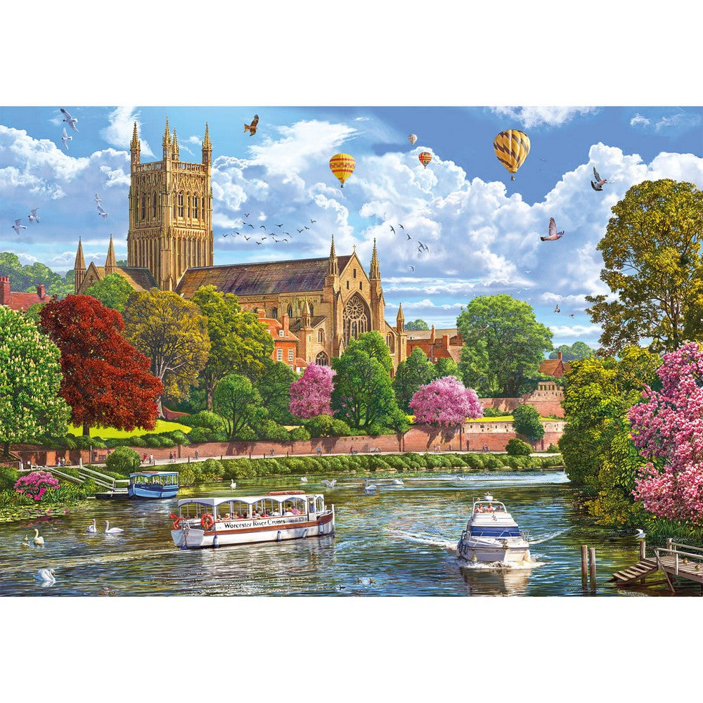 Puzzle - Gibsons - Worcester from the River (500)