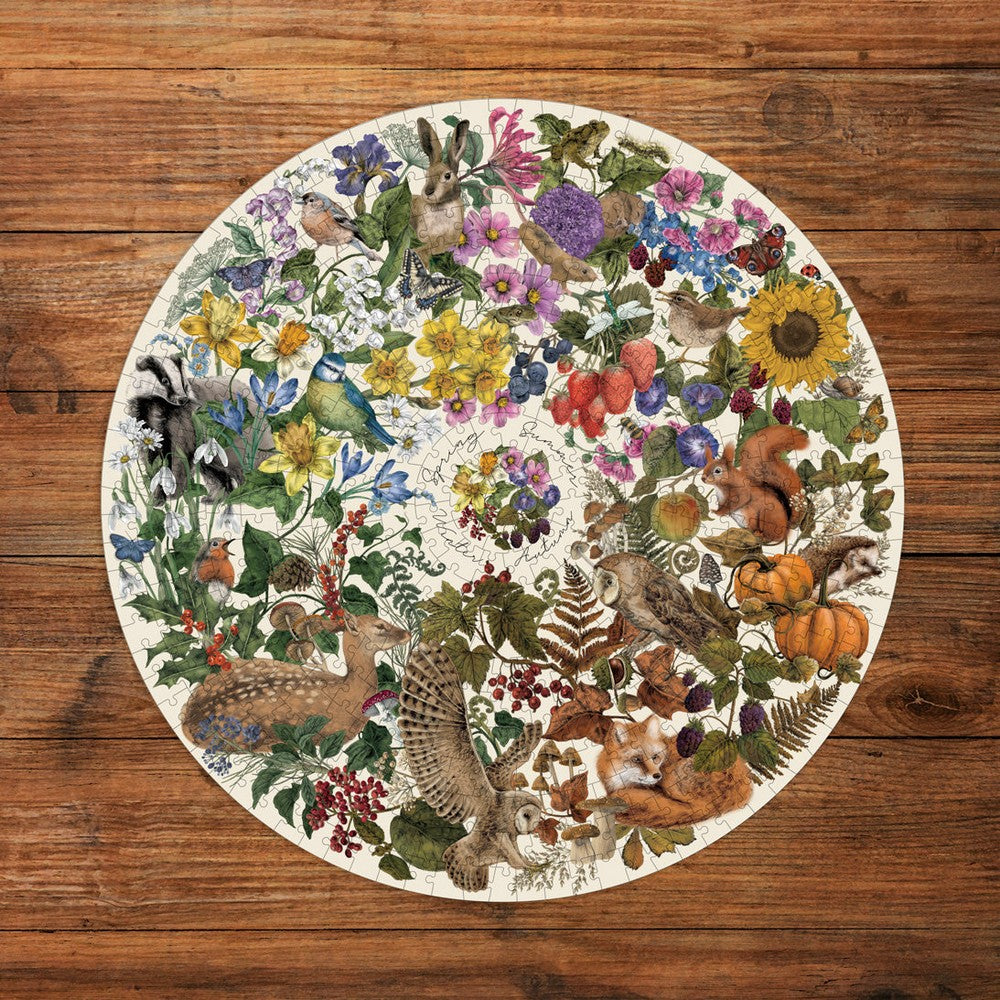 Puzzle - Gibsons - The Art File: Nature's Seasons (500 circ)