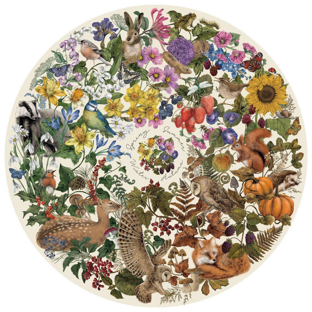 Puzzle - Gibsons - The Art File: Nature's Seasons (500 circ)