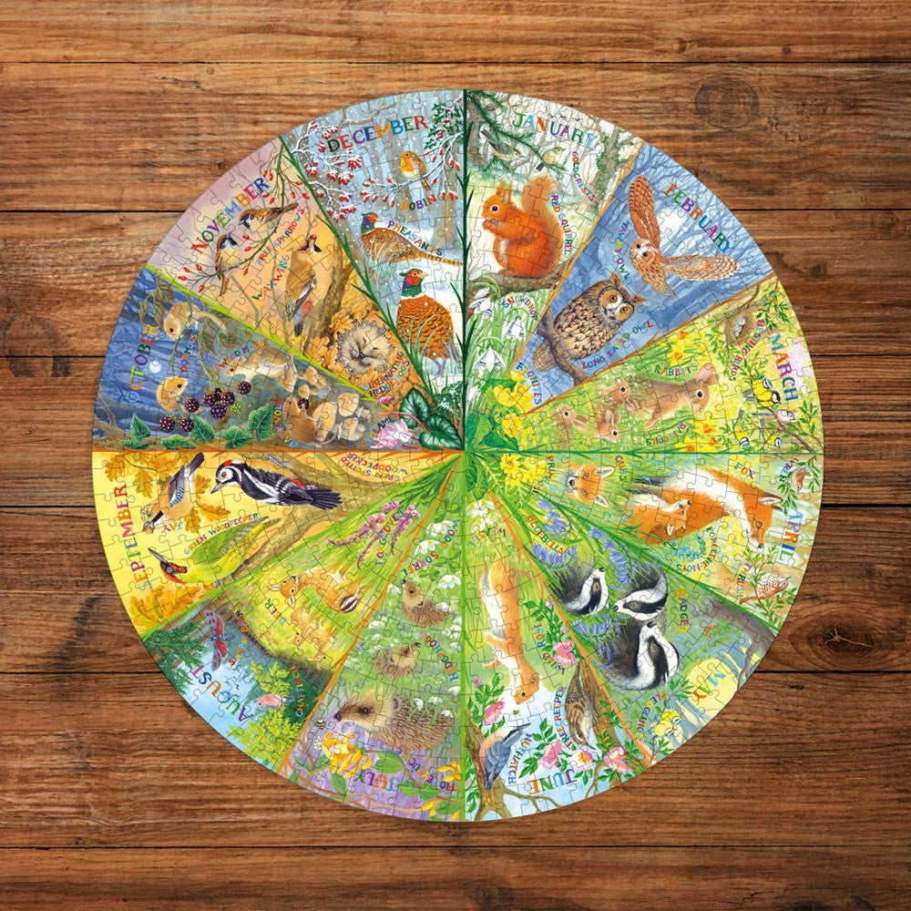 Puzzle - Gibsons - National Trust: A Year in the Forest (500 Circ)