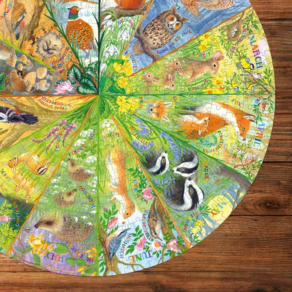 Puzzle - Gibsons - National Trust: A Year in the Forest (500 Circ)