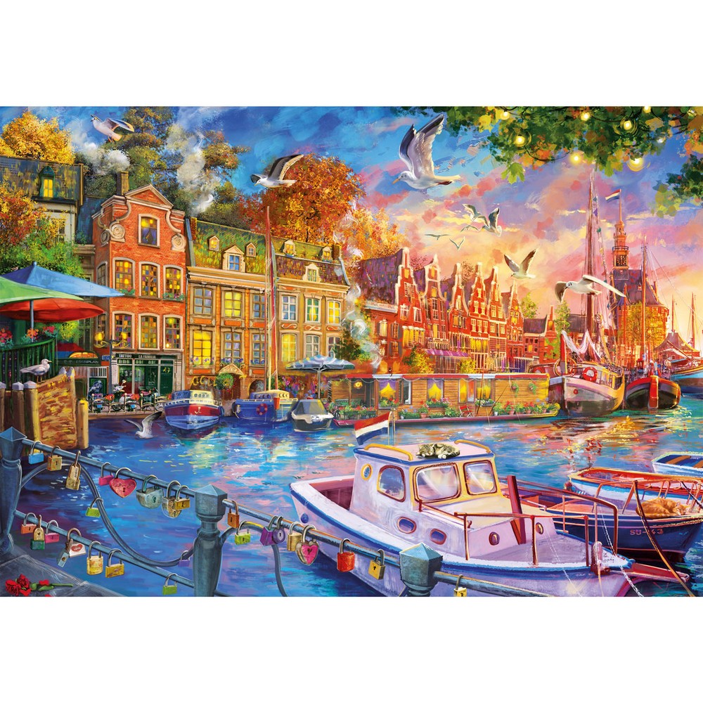 Puzzle - Gibsons - Harbour Reflections (500)