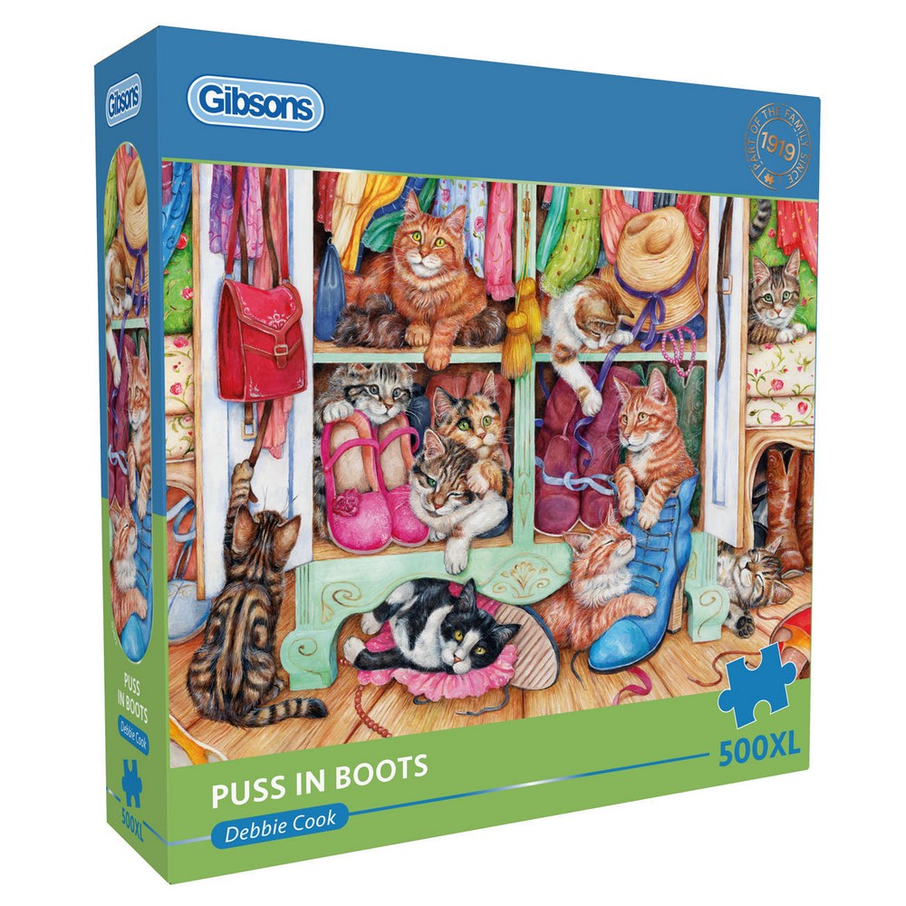 Puzzle - Gibsons - Puss in Boots (1000)