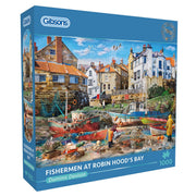 Puzzle - Gibsons - Fishermen at Robin Hood's Bay (1000) - Available MAY