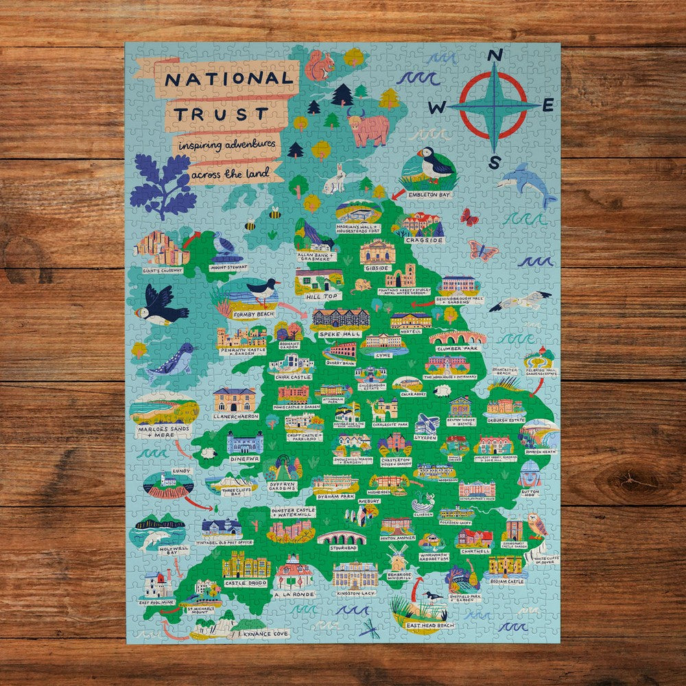 Puzzle - Gibsons - National Trust: Across the Land (1000)