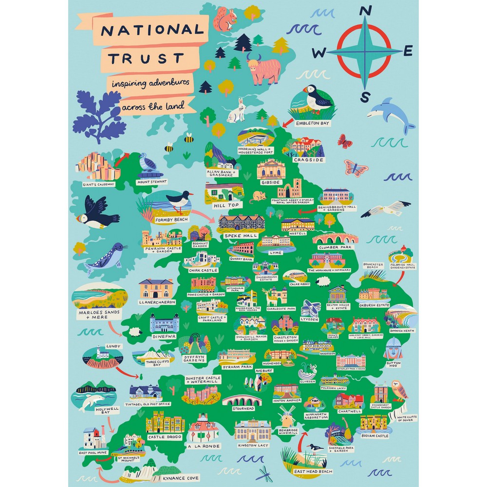 Puzzle - Gibsons - National Trust: Across the Land (1000)