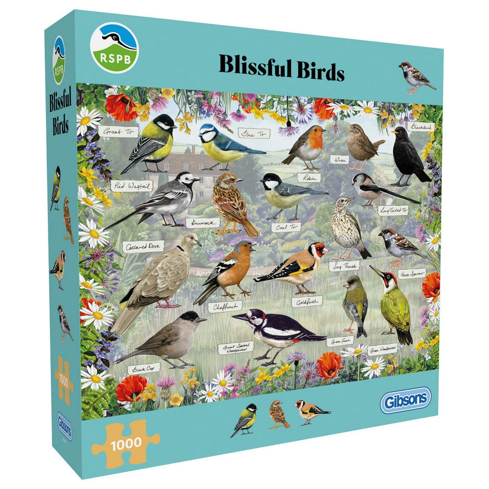 Puzzle - Gibsons - RSPB: Blissful Birds (1000)