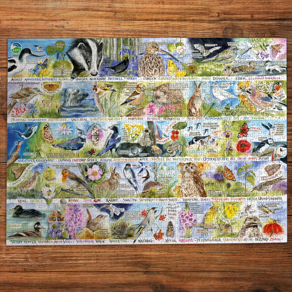 Puzzle - Gibsons - RSPB: Birdsong & Bluebells (1000)