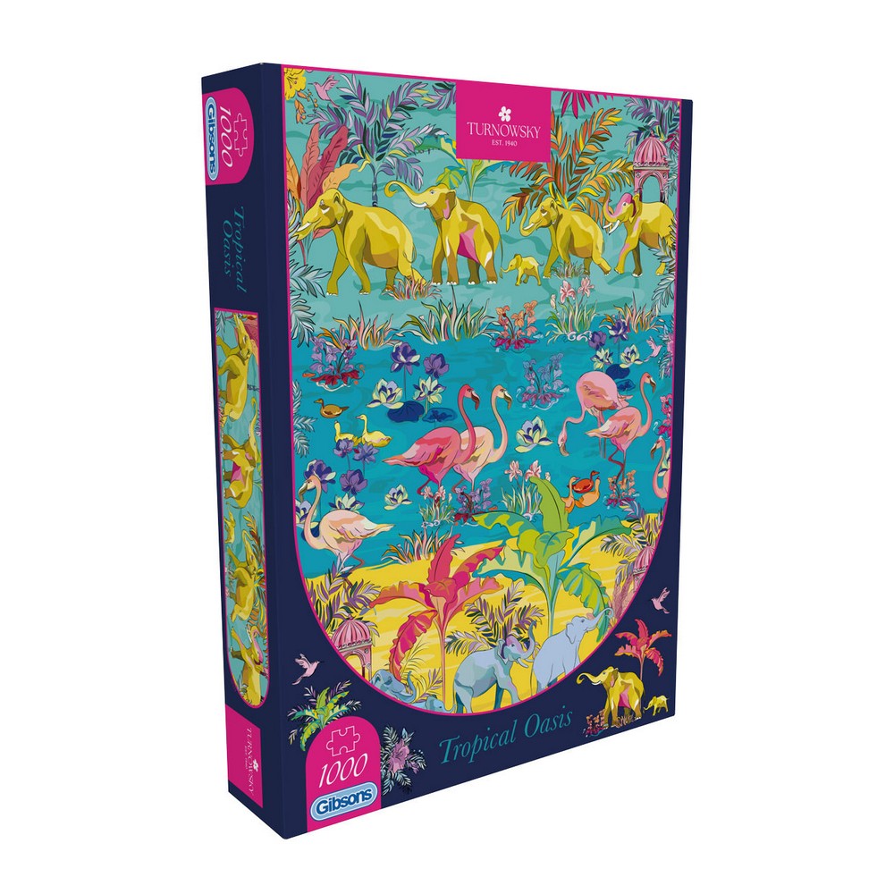Puzzle - Gibsons - House of Turnowsky: Tropical Oasis (1000)