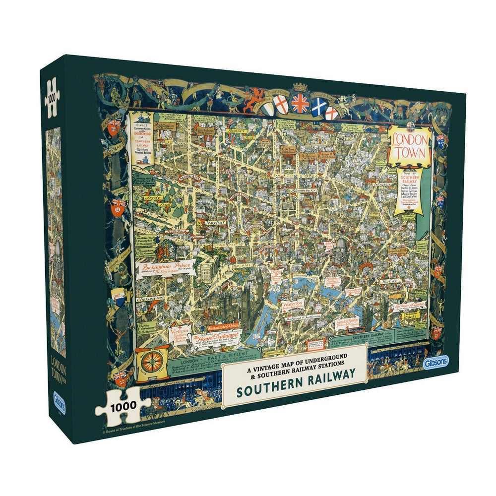 Puzzle - Gibsons - London Town by Southern Railway (1000)