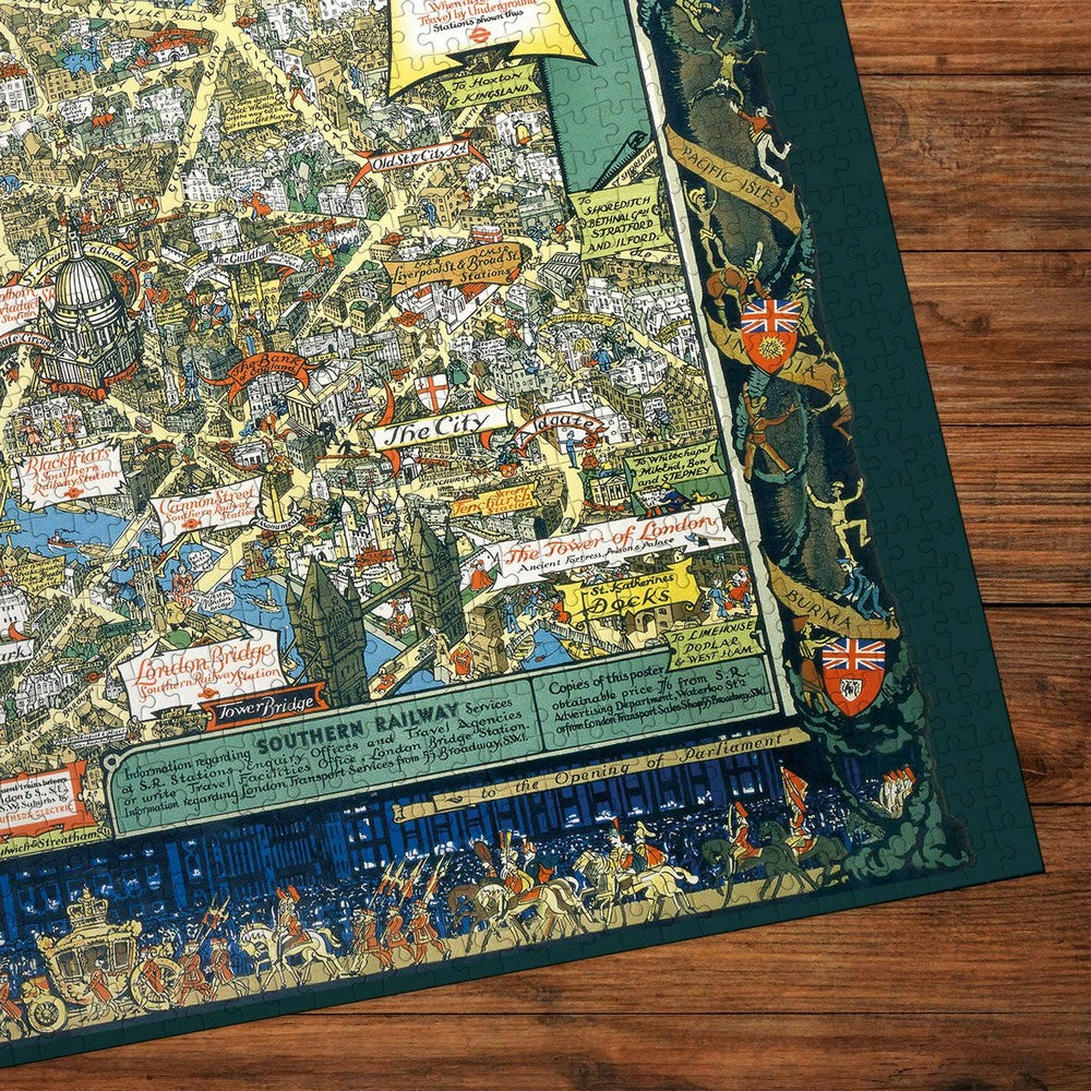 Puzzle - Gibsons - London Town by Southern Railway (1000)