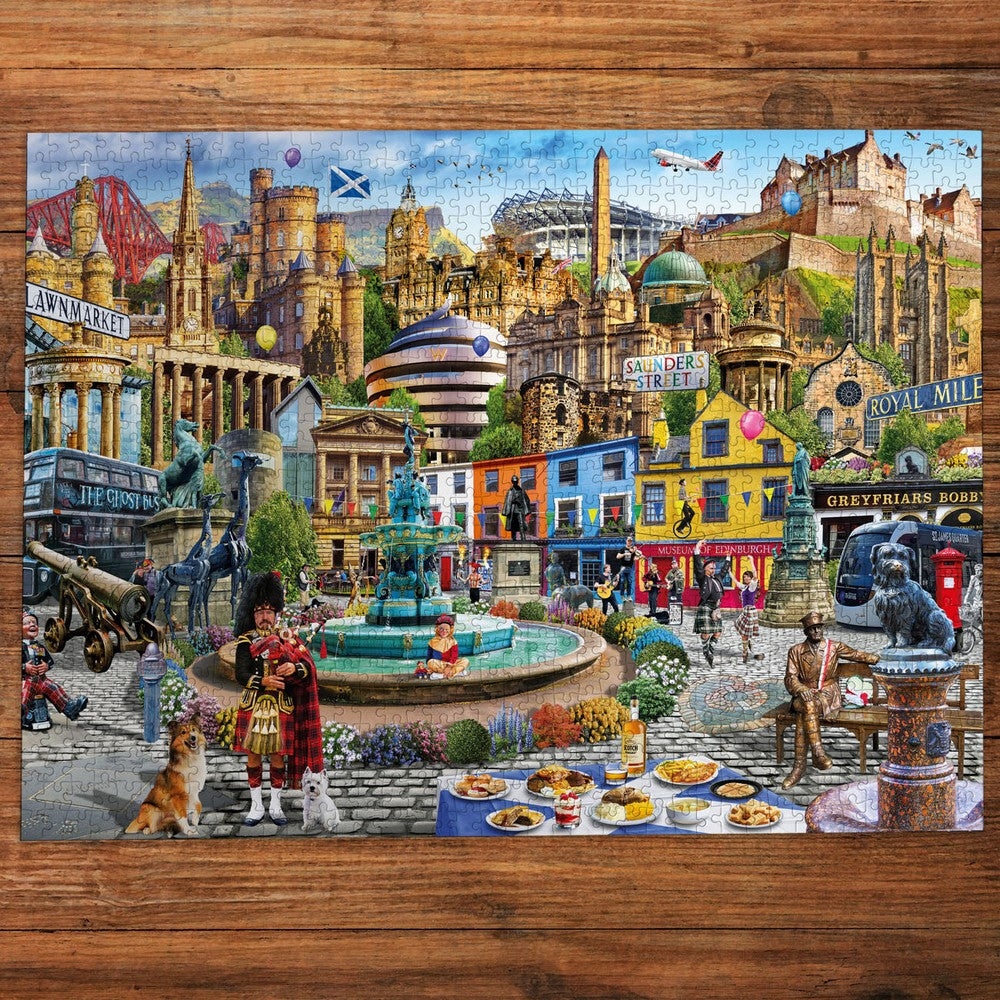 Puzzle - Gibsons - A Day Out in Edinburgh (1000)