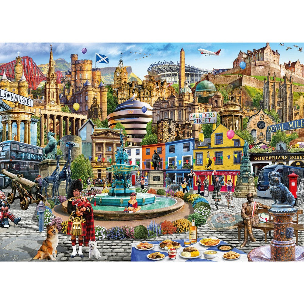 Puzzle - Gibsons - A Day Out in Edinburgh (1000)