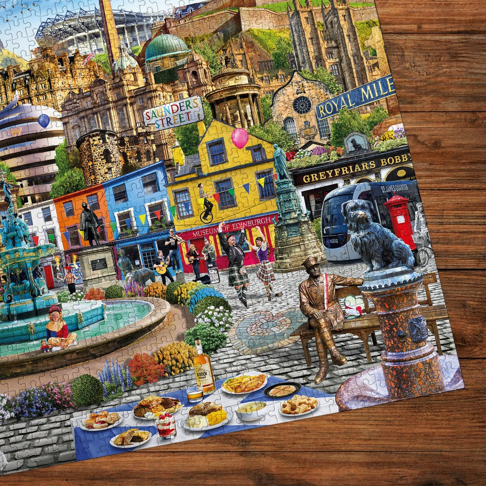 Puzzle - Gibsons - A Day Out in Edinburgh (1000)