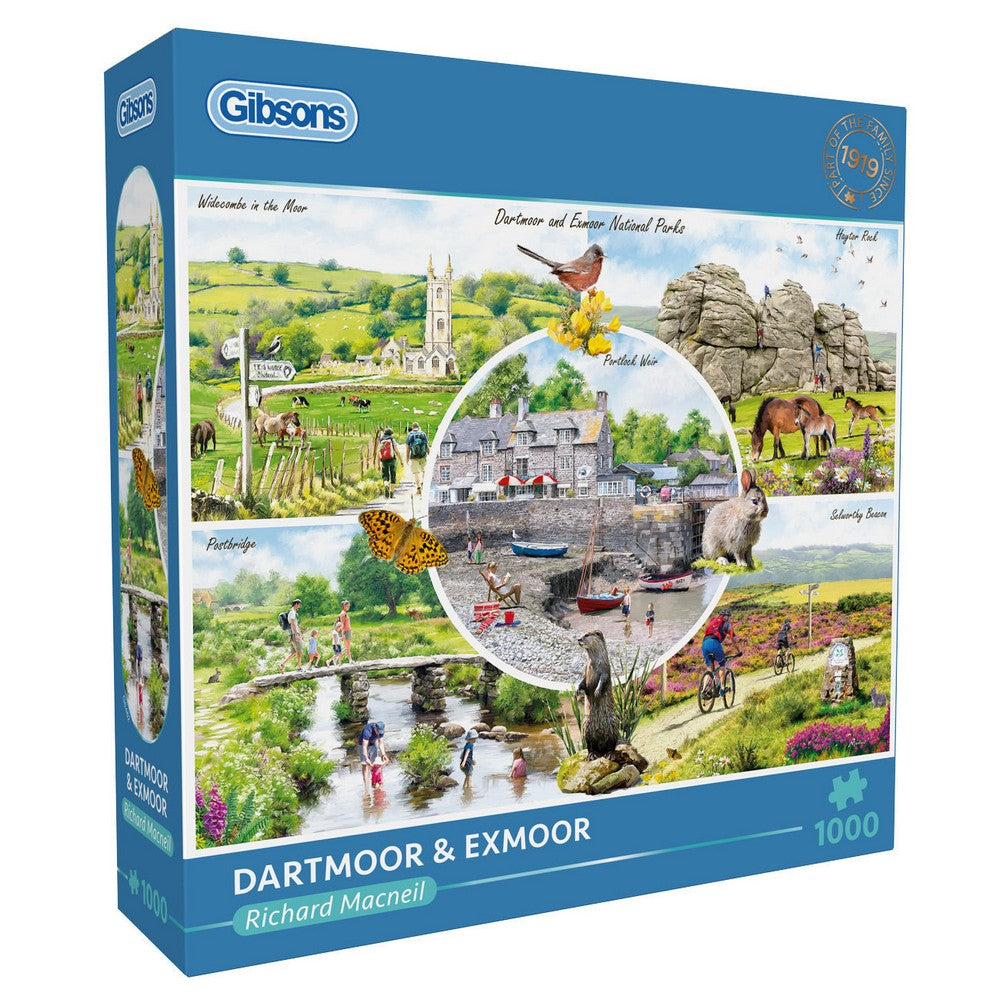 Puzzle - Gibsons - Dartmoor & Exmoor (1000)