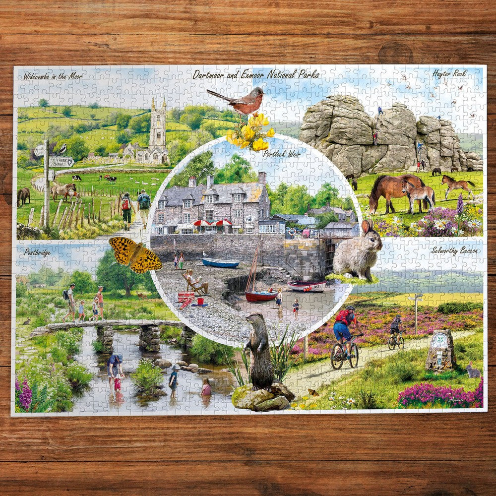 Puzzle - Gibsons - Dartmoor & Exmoor (1000)