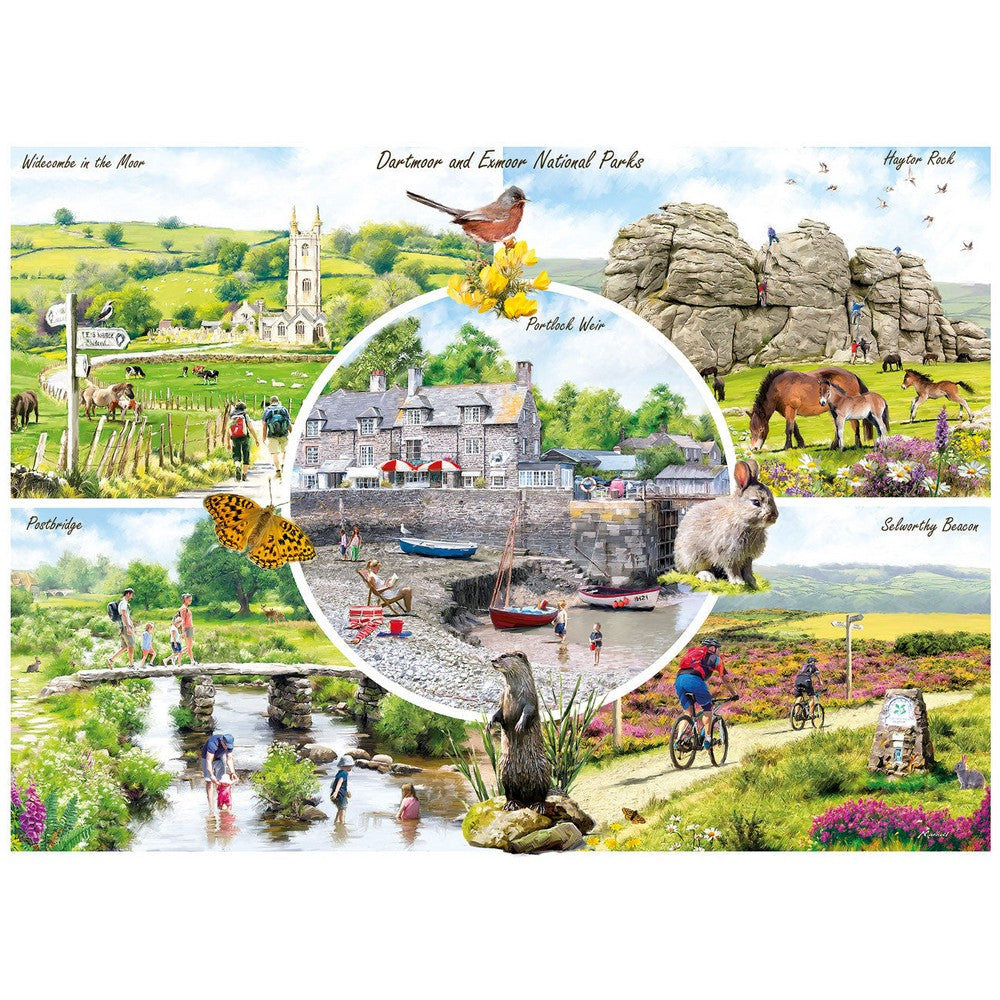Puzzle - Gibsons - Dartmoor & Exmoor (1000)