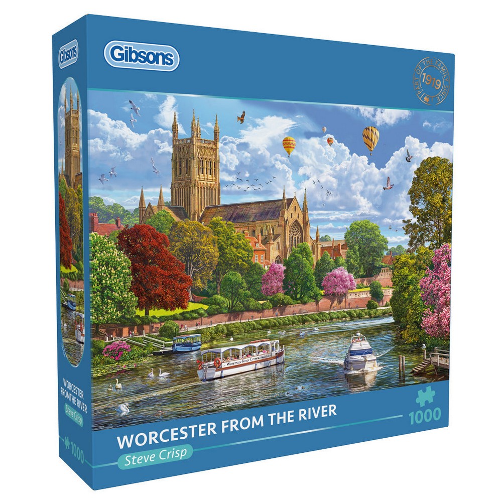 Puzzle - Gibsons - Worcester from the River (1000)