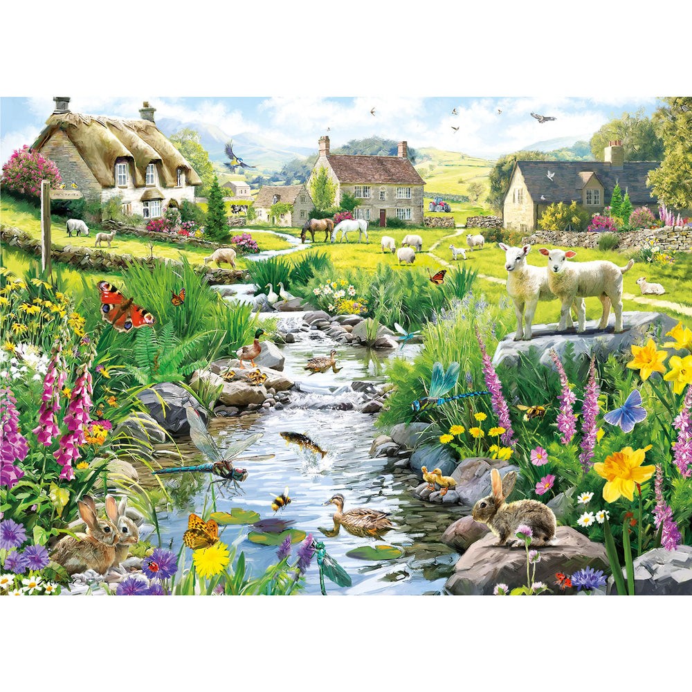 Puzzle - Gibsons - Babbling Brook (500XL)