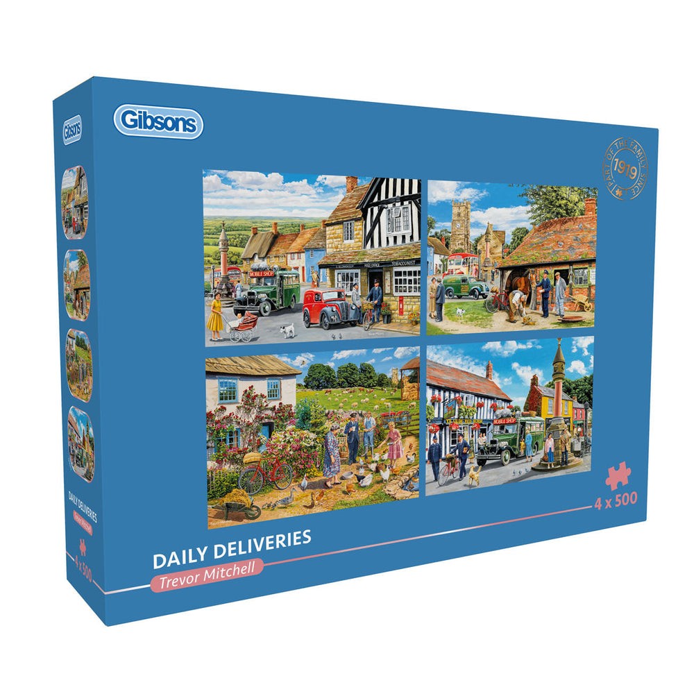Puzzle - Gibsons - Daily Deliveries (4x500)